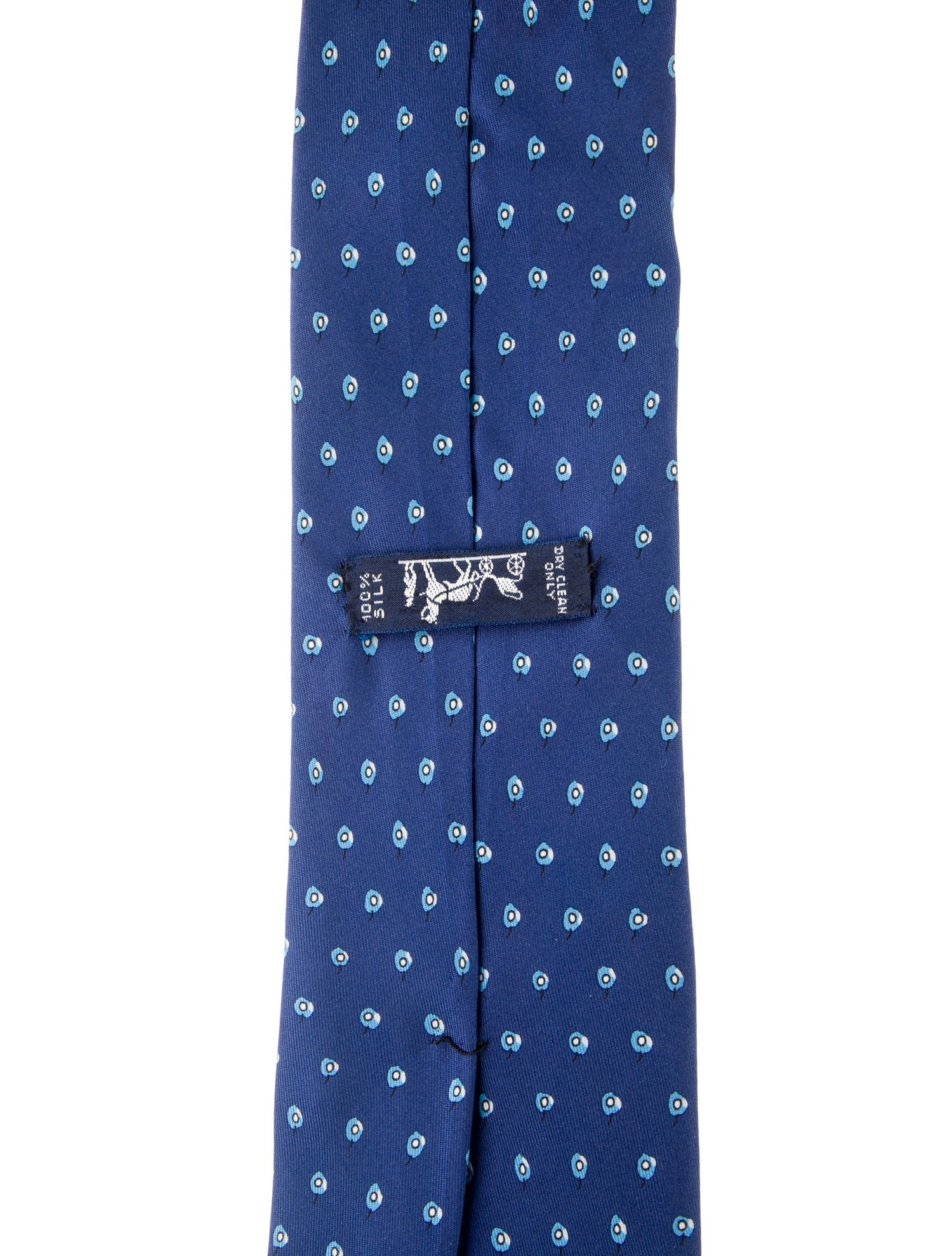 Hermès Silk Pattern Tie