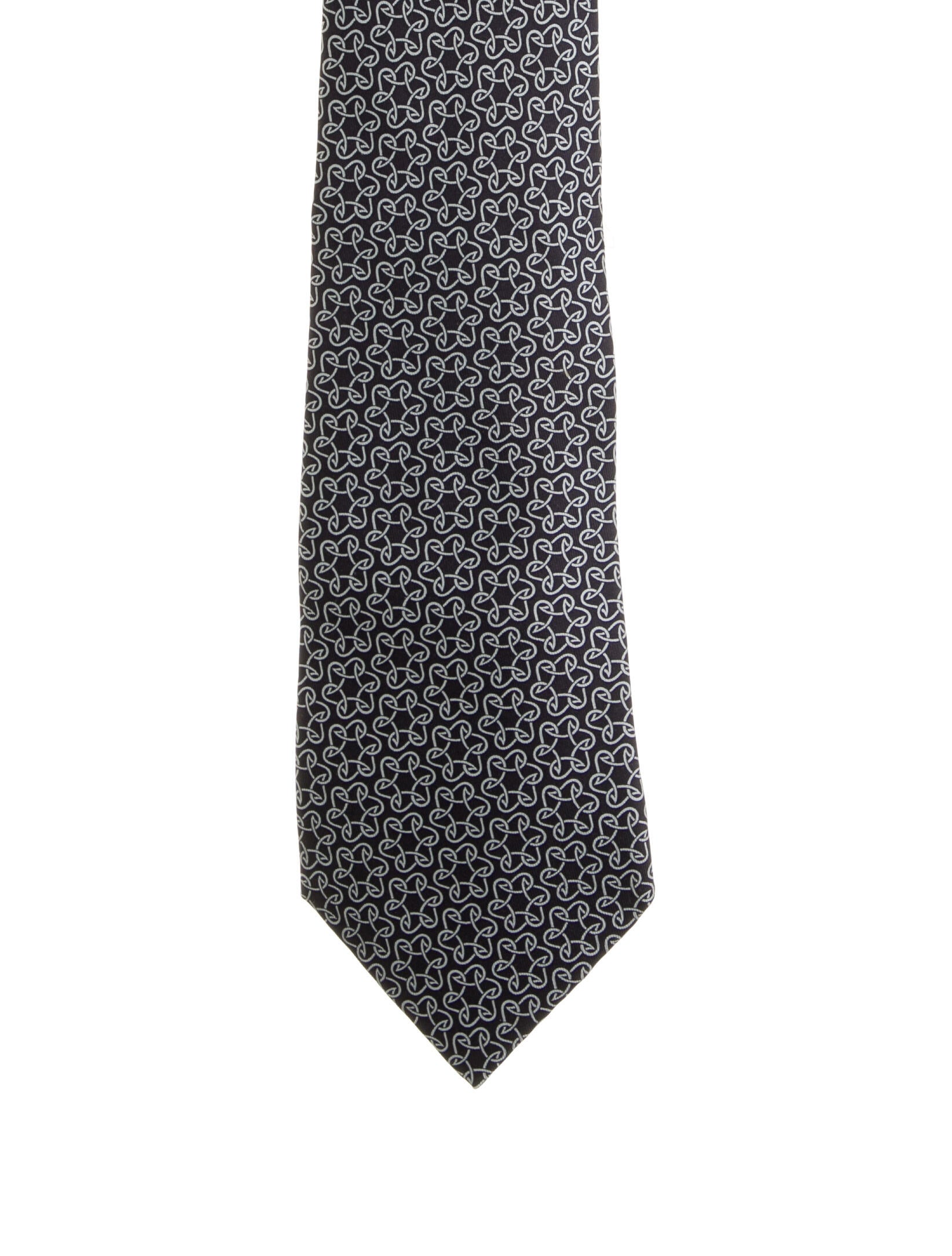 Hermès Silk Pattern Tie