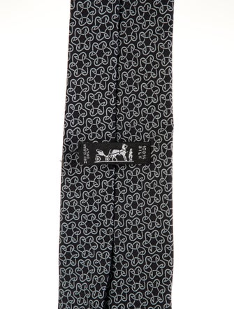 Hermès Silk Pattern Tie