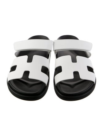 Hermès Chypre Leather Slides