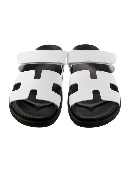 Hermès Chypre Leather Slides
