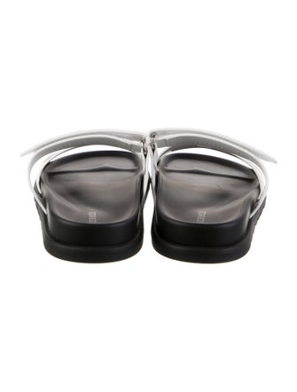 Hermès Chypre Leather Slides