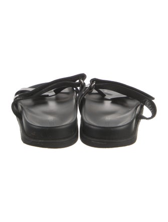 Hermès Chypre Leather Slides