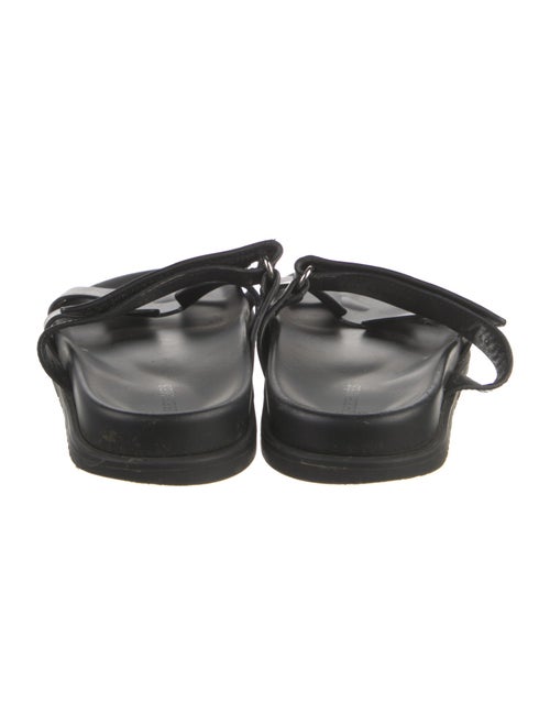 Hermès Chypre Leather Slides