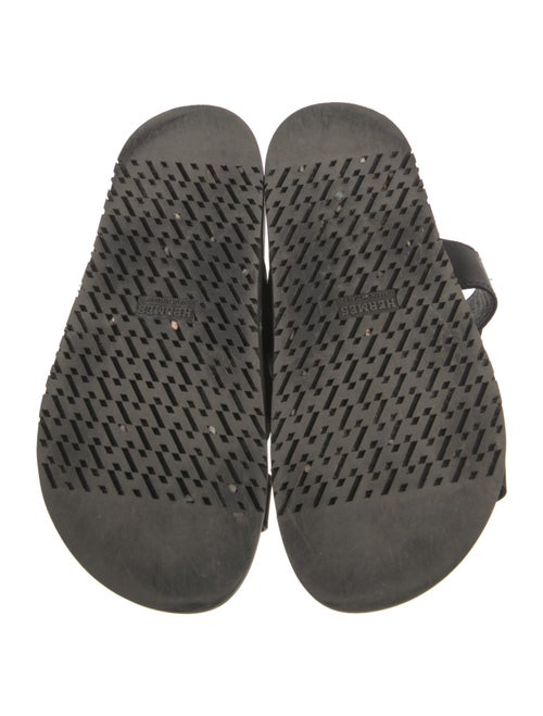 Hermès Chypre Leather Slides