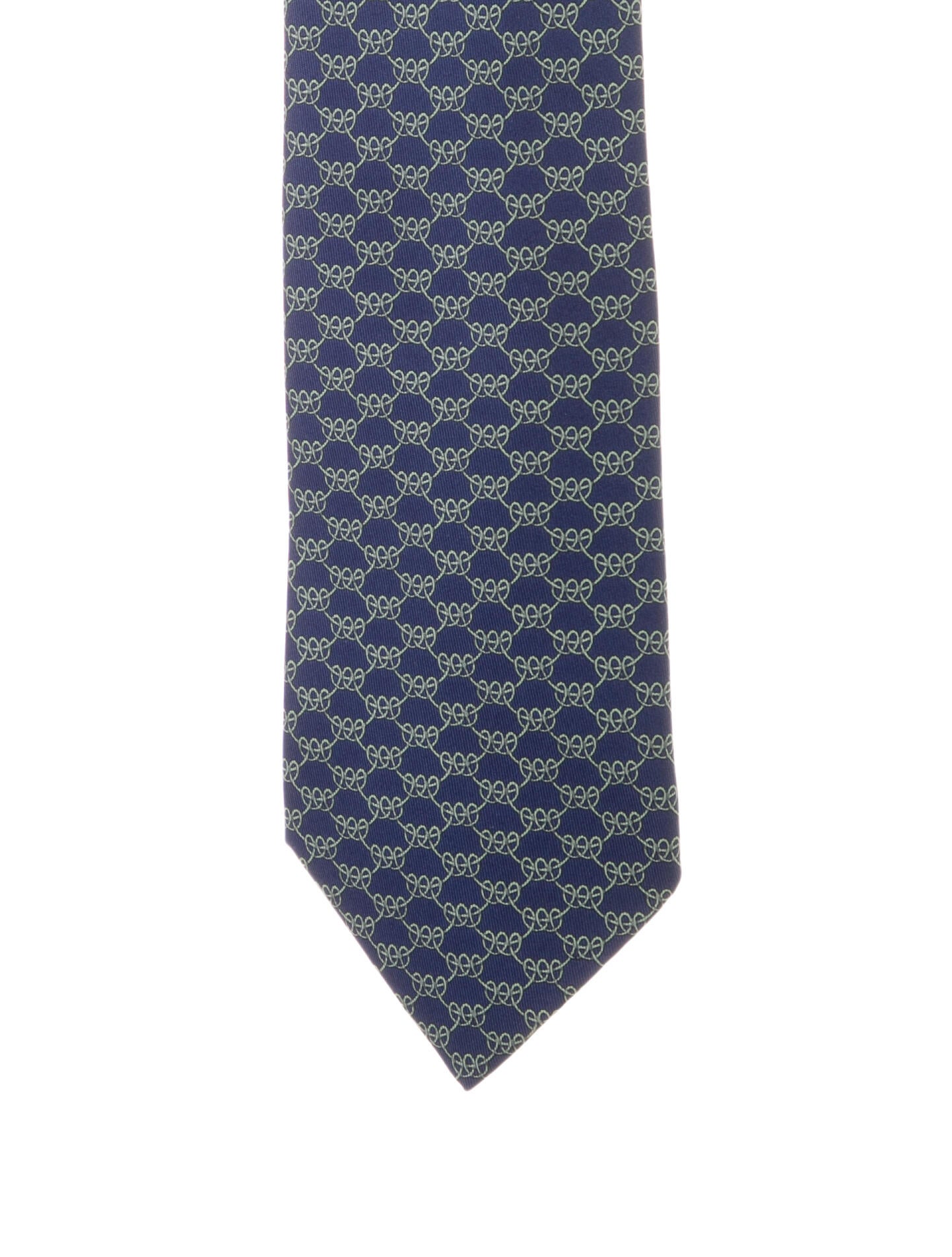 Hermès Silk Patterned Tie