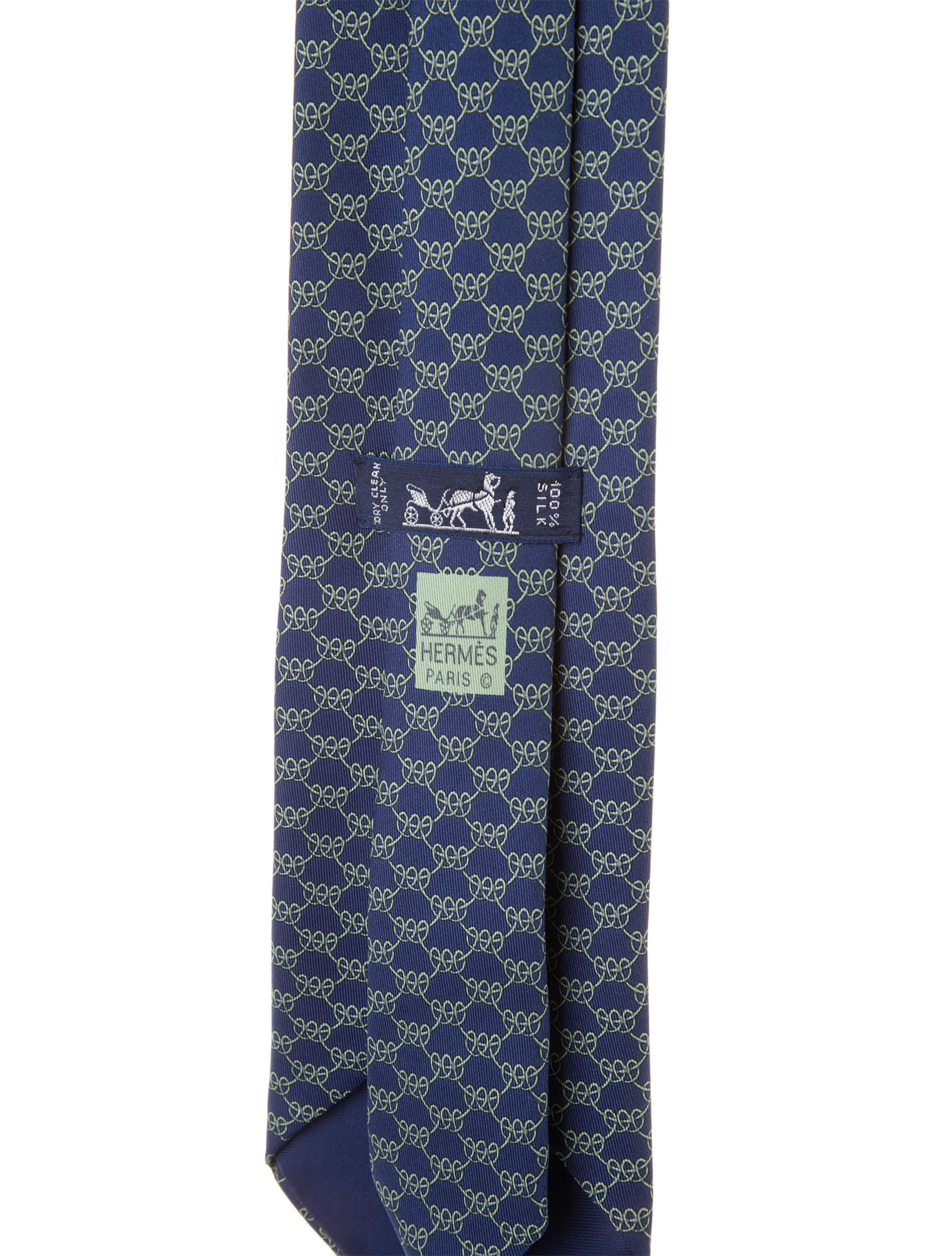 Hermès Silk Patterned Tie
