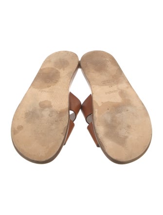 Hermès Izmir Leather Slides