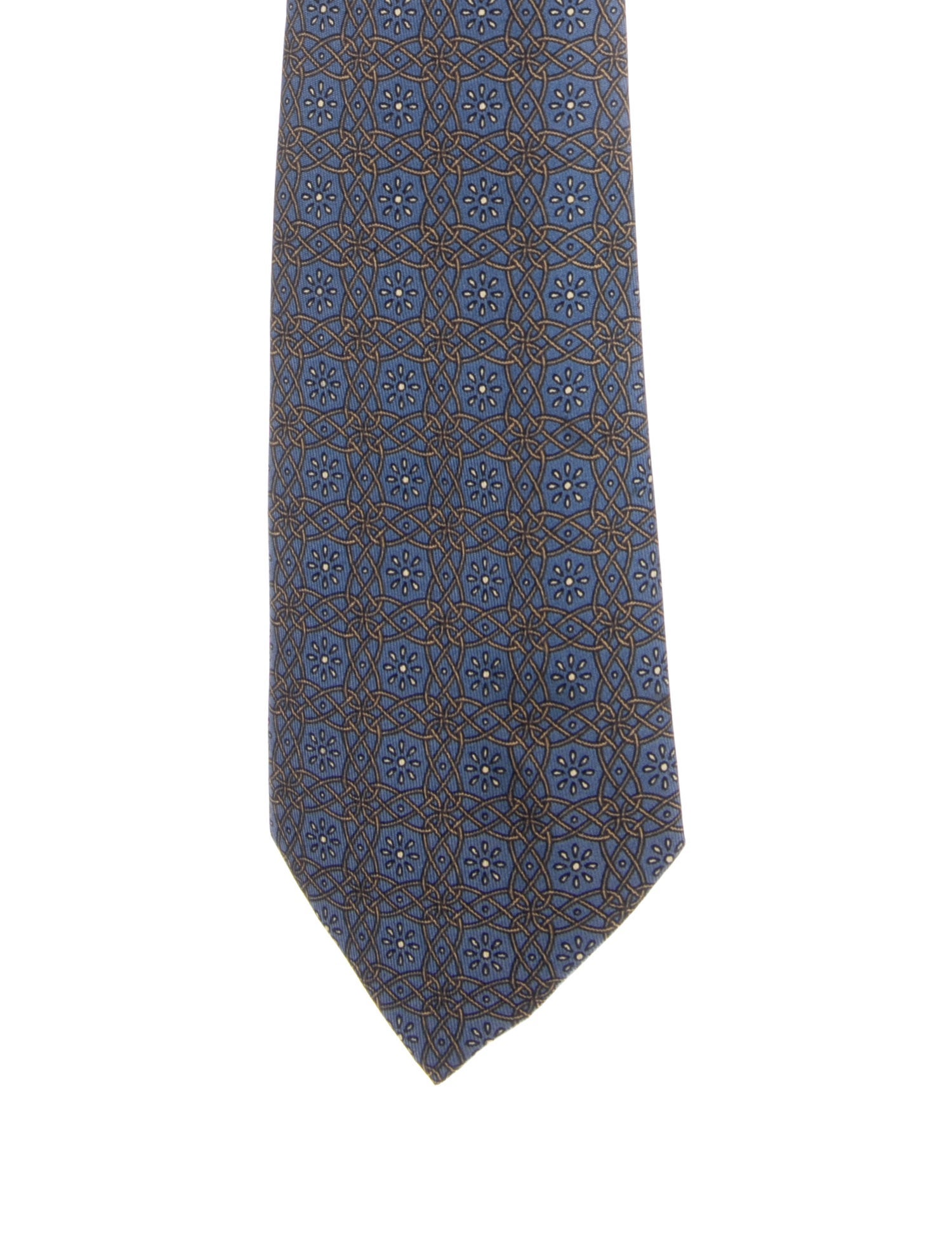 Hermès Silk Pattern Tie