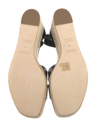 Hermès Elda Leather Espadrilles