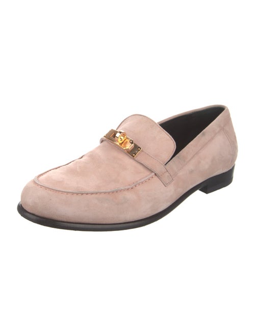 Hermès Destin Suede Loafers