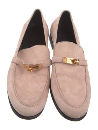 Hermès Destin Suede Loafers
