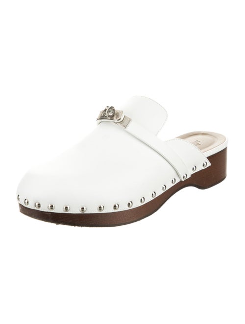 Hermès Calya Leather Mules