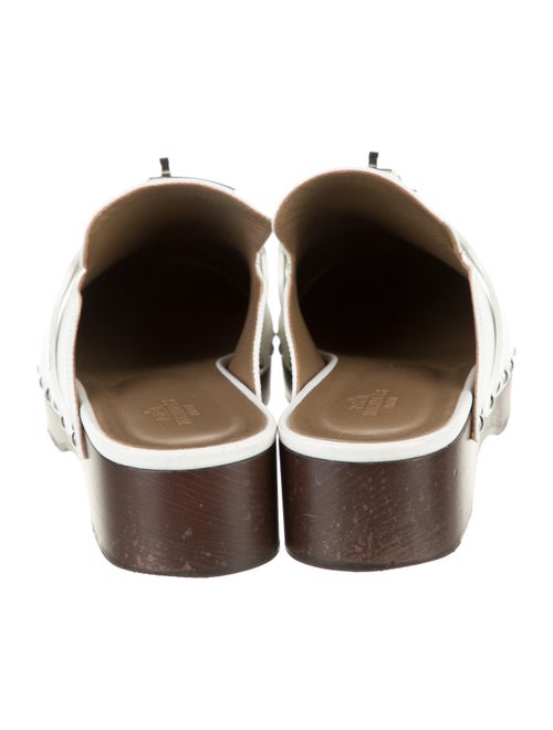 Hermès Calya Leather Mules