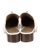 Hermès Calya Leather Mules
