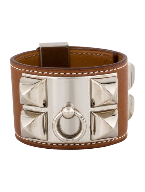 Hermès Leather Collier de Chien Wrap Bracelet