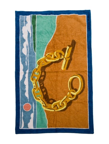 Hermès Bath Escale a la Plage Beach Towel