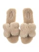 Hermès Oran Shearling Slides