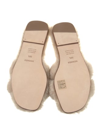 Hermès Oran Shearling Slides