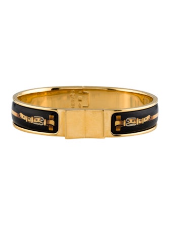 Hermès Loquet Narrow Enamel Hinge Bracelet
