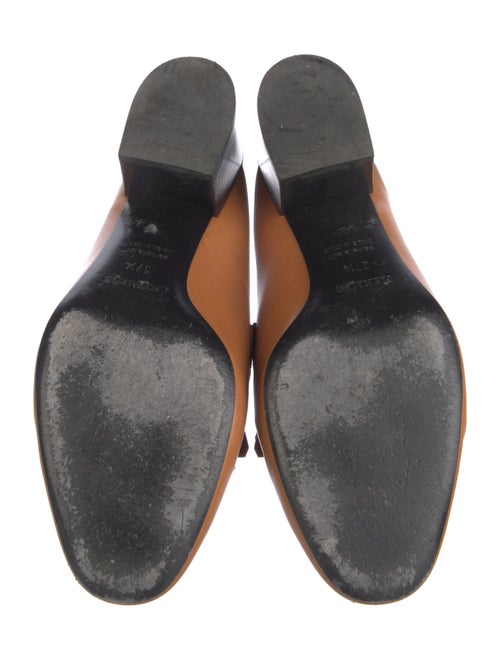 Hermès Tuileries Leather Mules