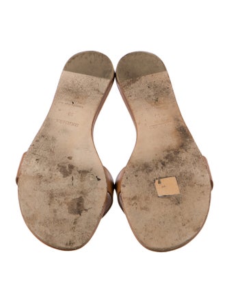 Hermès Lisboa Leather Slides