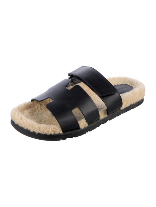 Hermès Chypre Leather Sandals