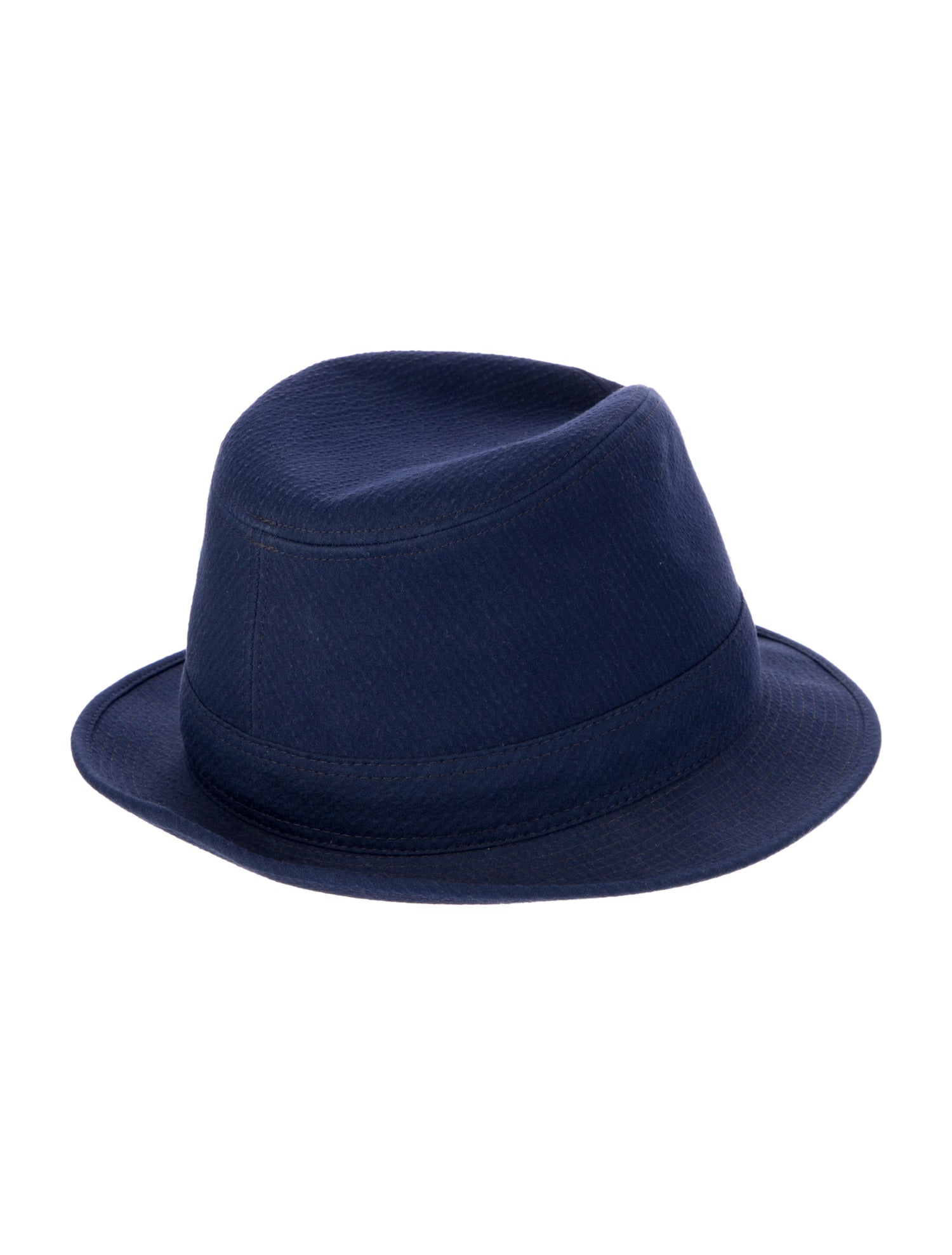 Hermès Woven Fedora Hat