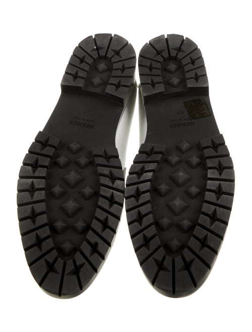 Hermès Faubourg H Logo Loafers