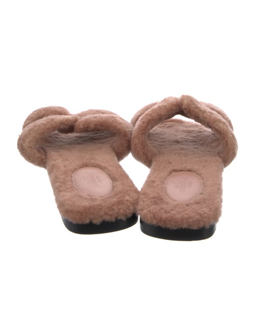 Hermès Oran Shearling Slides