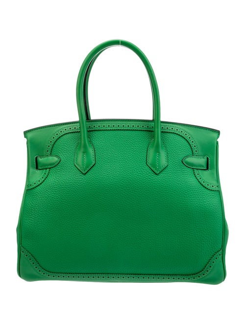 Hermès Togo & Swift Birkin Ghillies 30