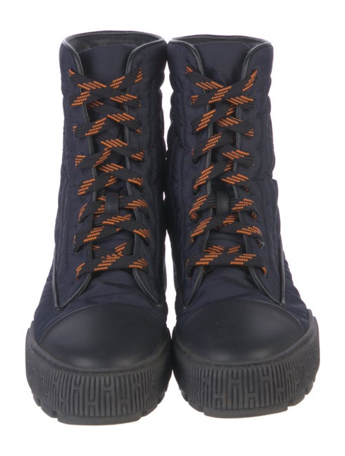 Hermès Fresh H Logo Combat Boots