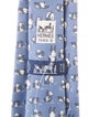 Hermès Panda Pattern Tie