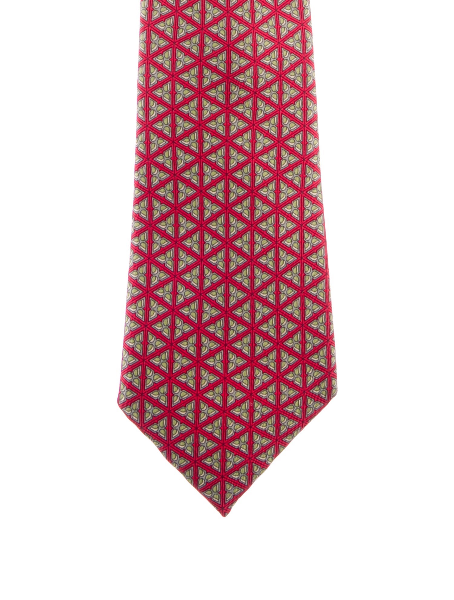 Hermès Pattern Print Tie