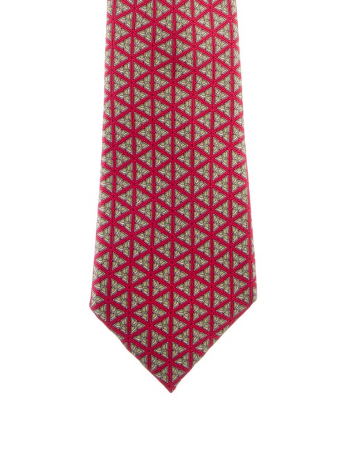 Hermès Pattern Print Tie