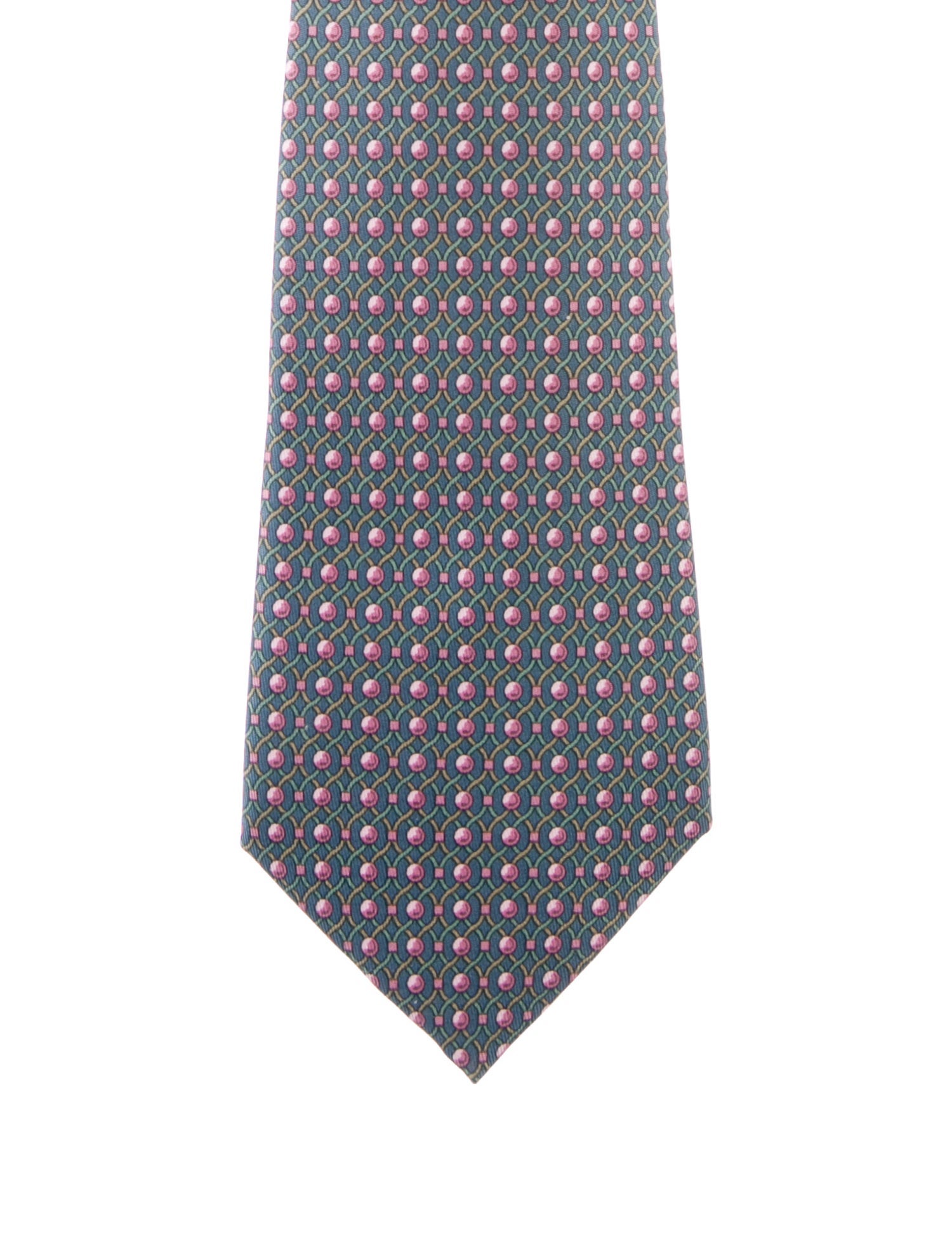 Hermès Pattern Print Tie