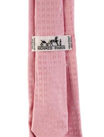 Hermès Pattern Print Tie
