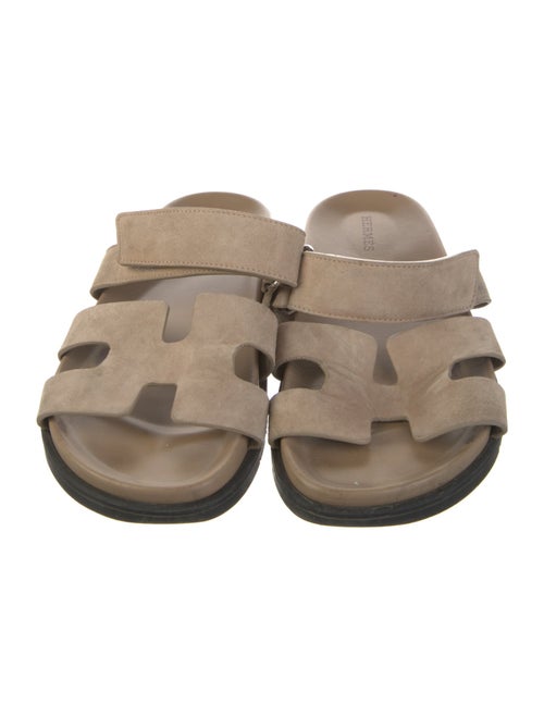 Hermès Chypre Leather Slides
