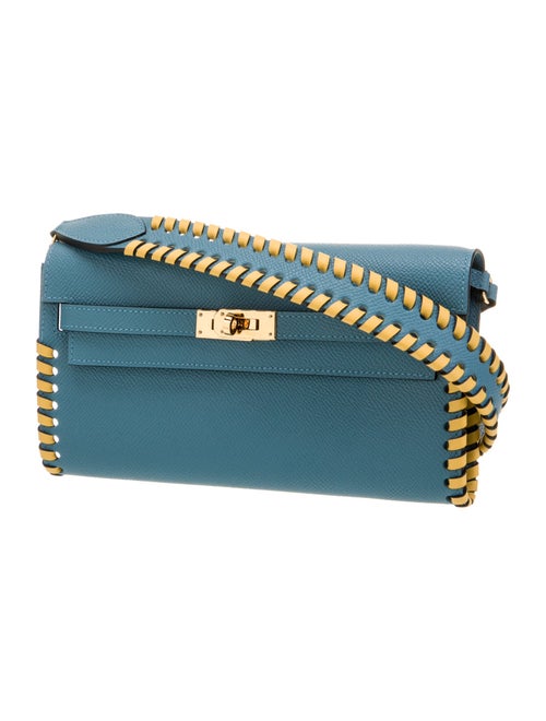 Hermès 2024 Epsom Kelly Wallet To Go Tressage