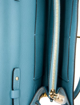 Hermès 2024 Epsom Kelly Wallet To Go Tressage