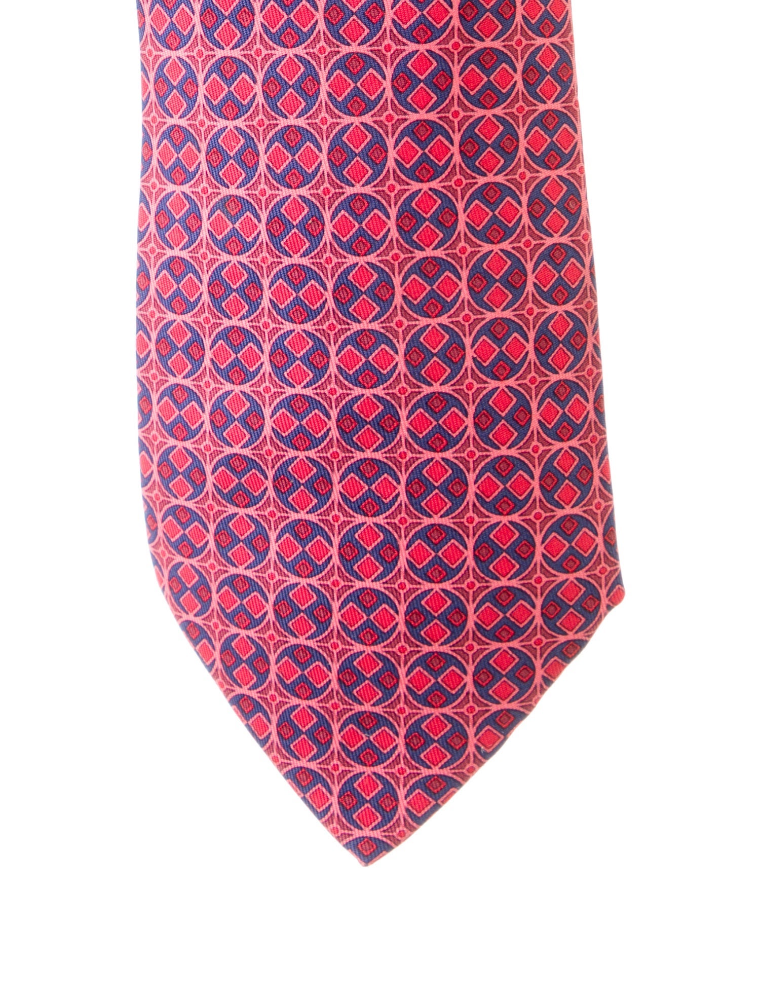 Hermès Silk Pattern Tie