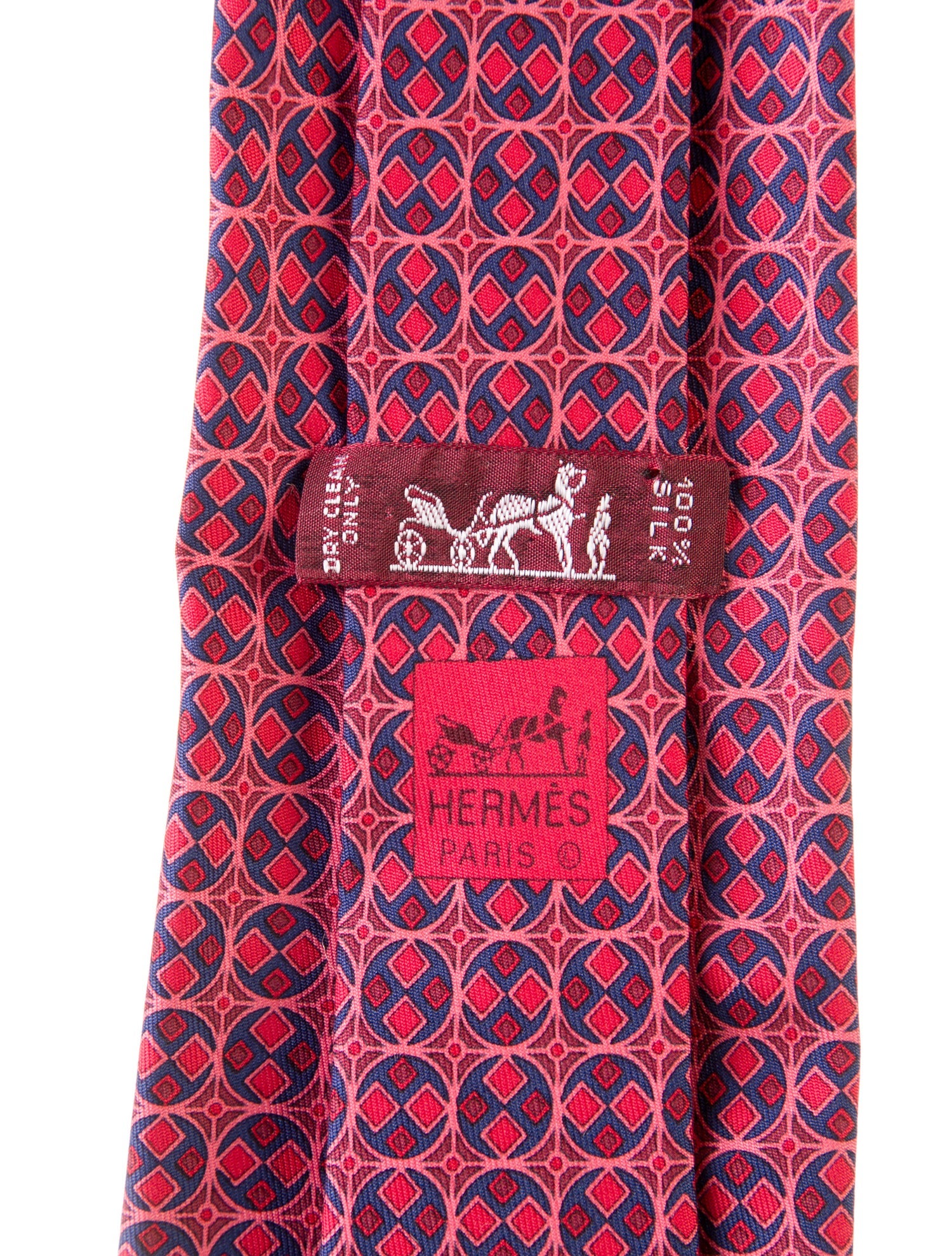 Hermès Silk Pattern Tie