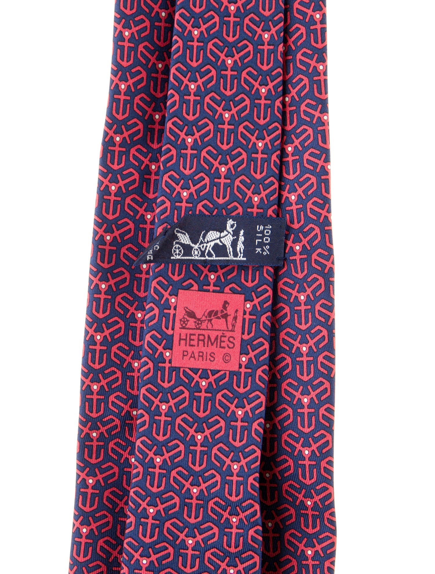 Hermès  Hermès Silk Pattern Tie