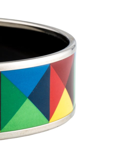 Hermès Enamel Clous De Trompe L'Oeil Bracelet