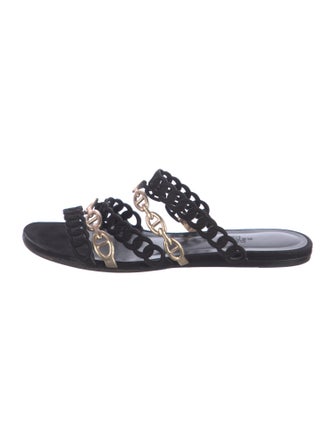 Hermès Rivage Suede Slides