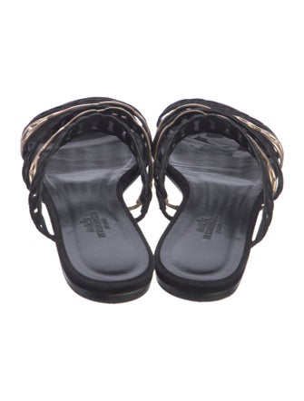 Hermès Rivage Suede Slides