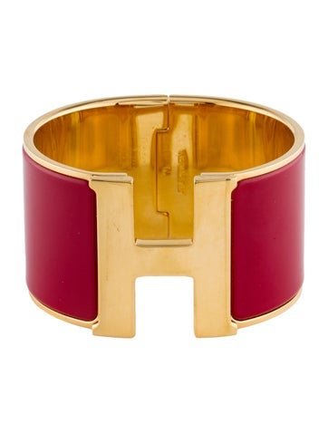 Hermès Bangle Clic H XL Enamel Bracelet