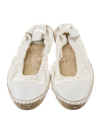 Hermès Canvas Whipstitch Trim Espadrilles