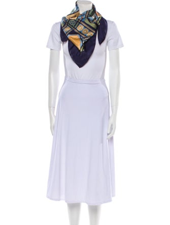 Hermès Les Secrets De Minos Silk Scarf