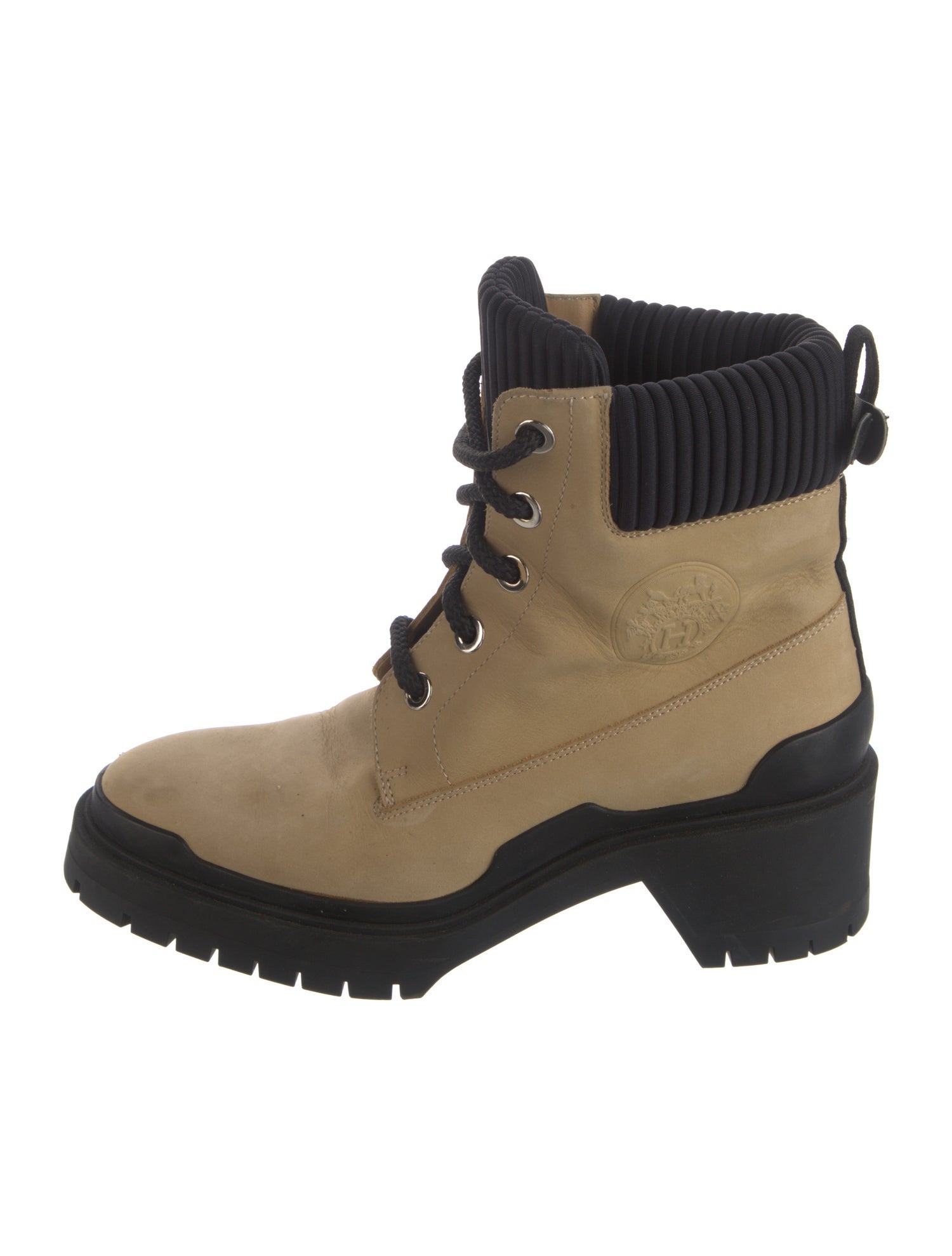 Hermès Still Nubuck Combat Boots